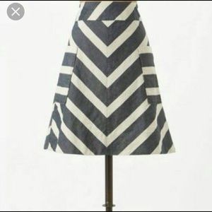 Anthropologie Postmark Endpoint Chevron Skirt